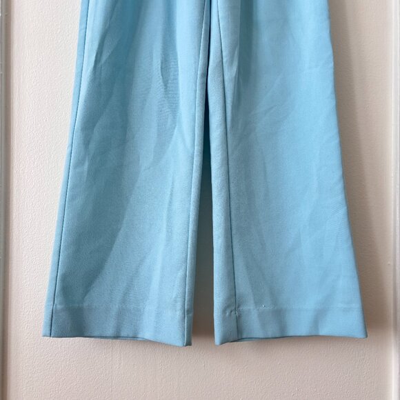 Abercrombie & Fitch Sloane Pleated Tailored Pants in Light Blue - Picture 4 of 7